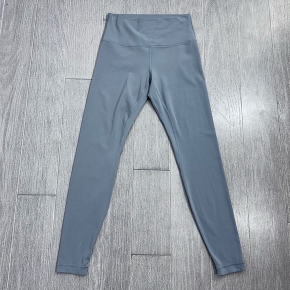 Lululemon Align Pant 28" Steam Blue 8 W5BOBS Nulu High Rise Leggings Yoga Gym - Picture 5 of 16